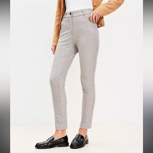 (17) LOFT Houndstooth Pants